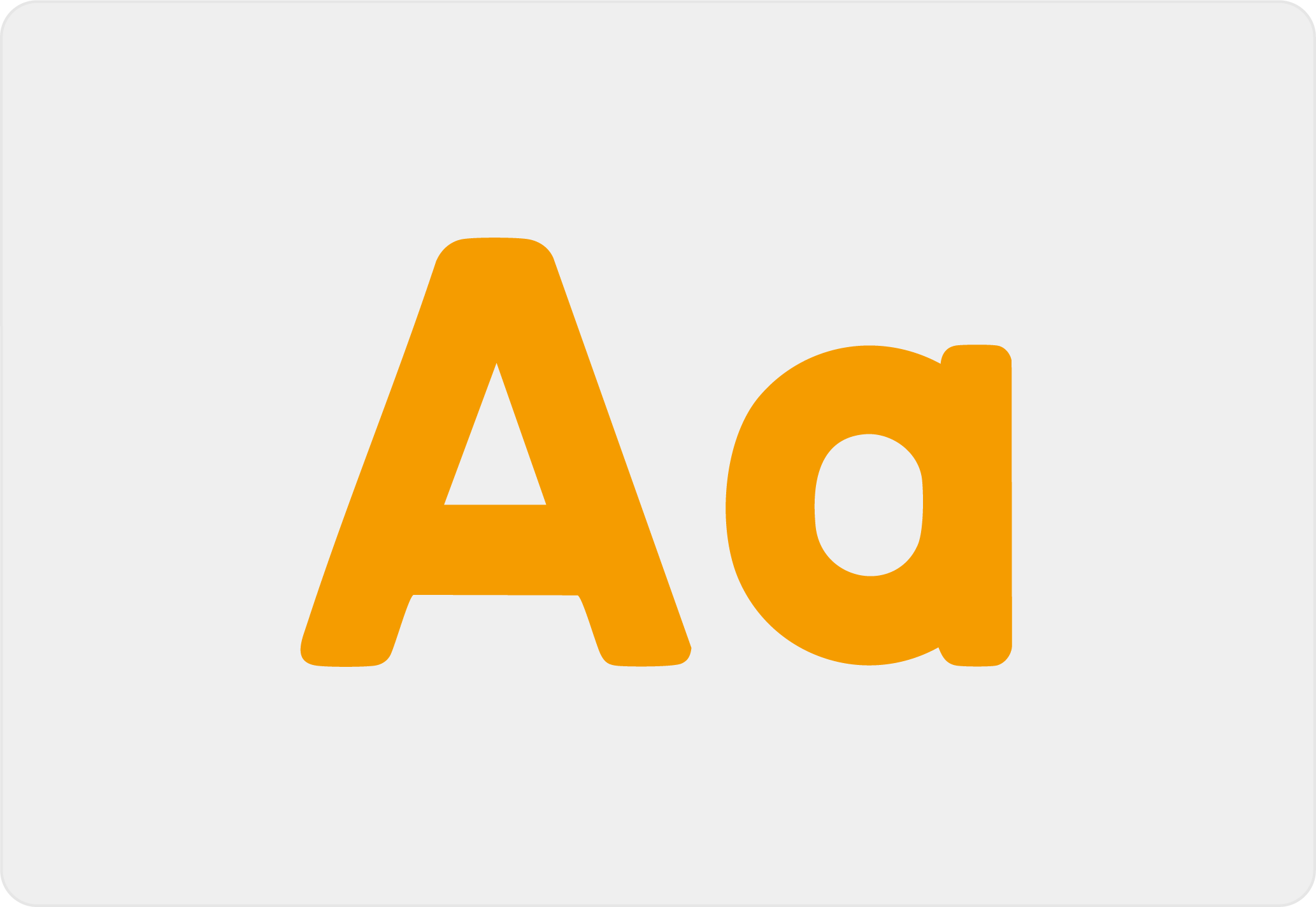 Schriftart, -schnitt & -größe anpassen