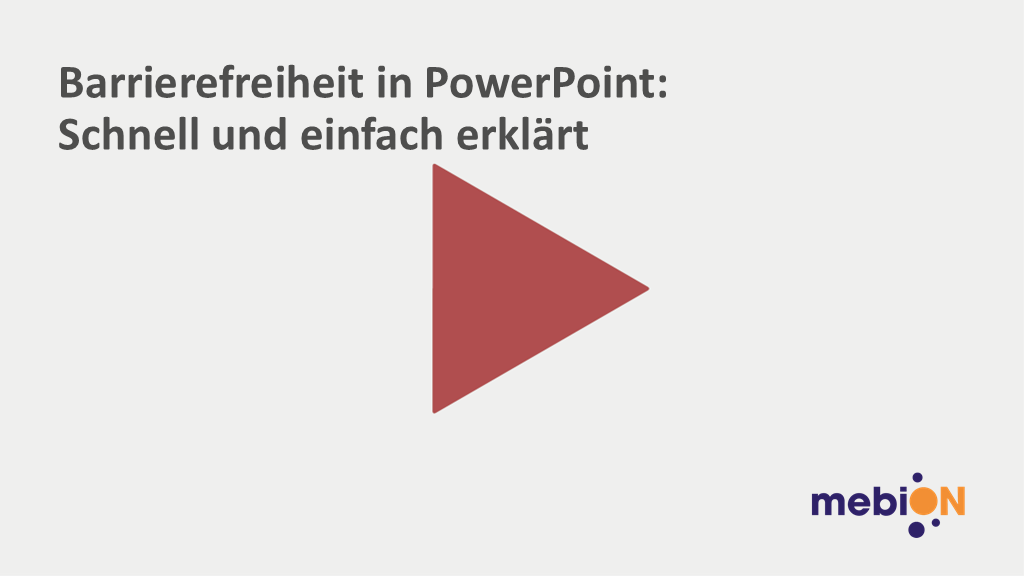 Barrierefreiheit in PowerPoint: Schnell und einfach erklärt