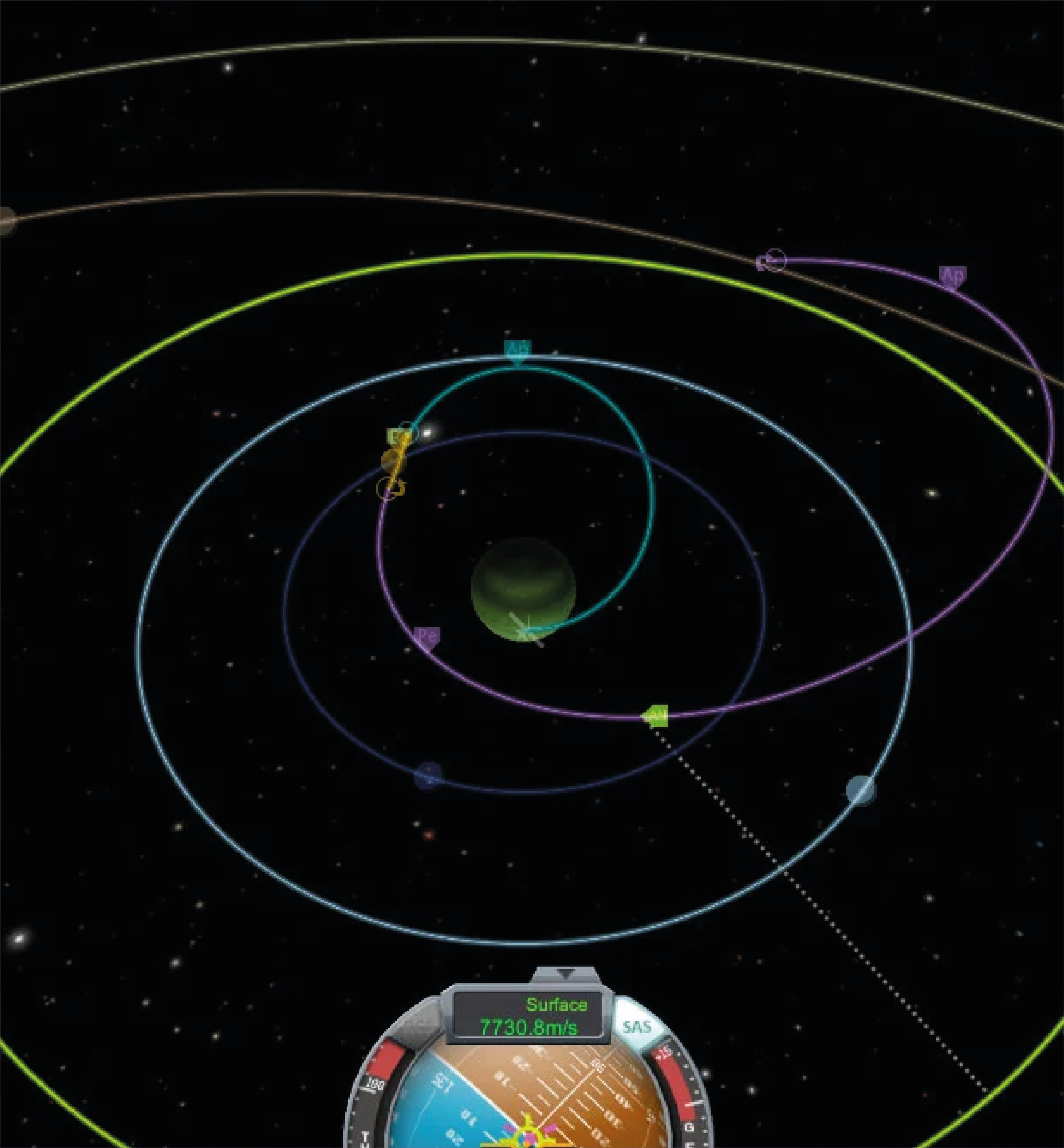 Screenshot aus Kerbal Space Program