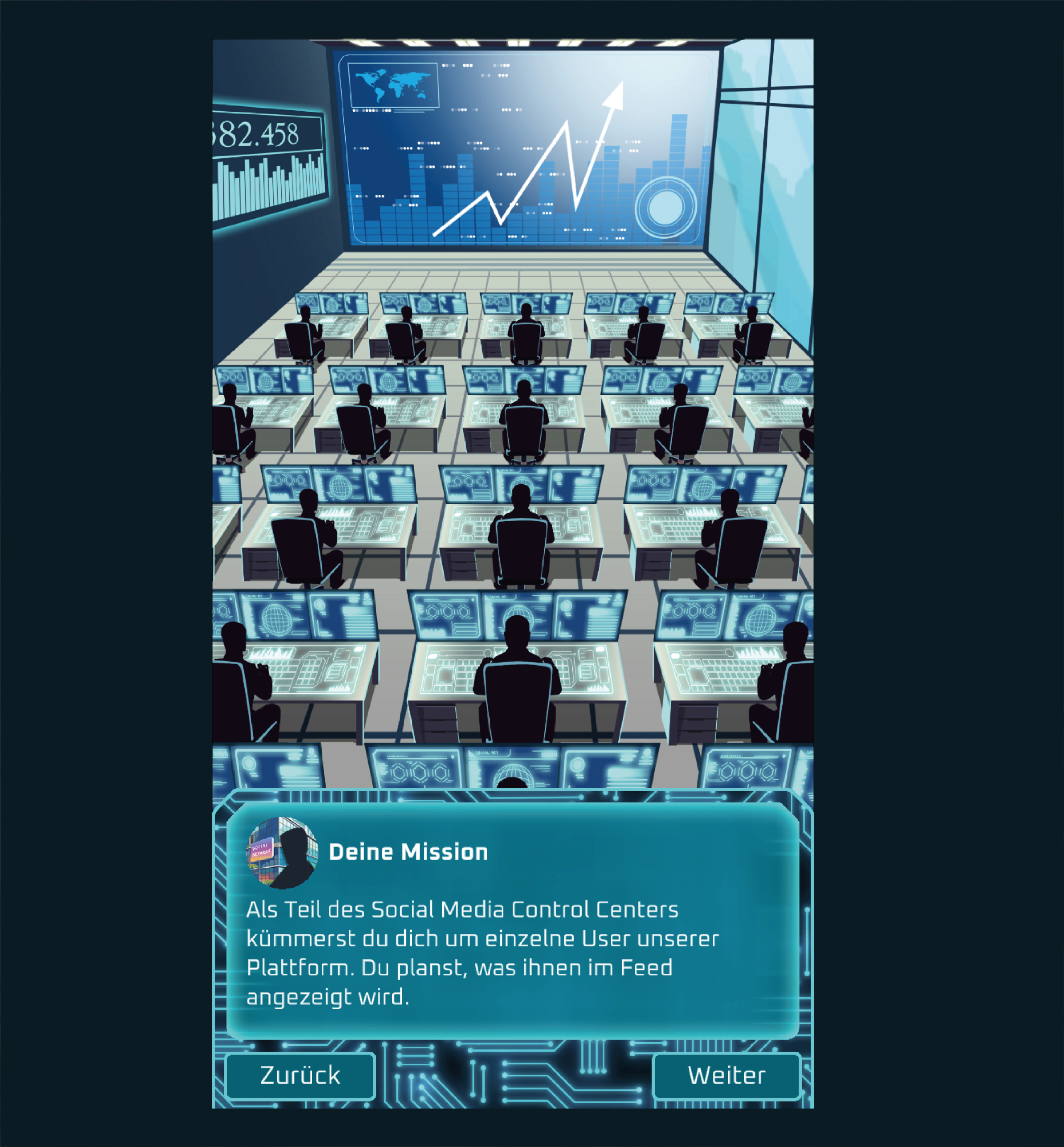 Screenshot aus The Feed